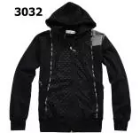 manteau hommes veste mode hoodie armani multi-standard noir